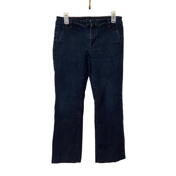 Tommy Hilfiger Womens Trouser Denim Jeans Dark Wash Sz. 6 Casual Denim Jeans - Picture 1 of 12